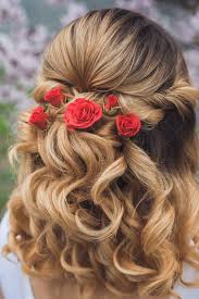 Red Roses Hair Pins Set Of 5 Rustic Wedding Hair Accessories Rose Hair Piece Flower Hairpins For Bridesmaids Floral Hair Clip Custom Color Rustic Wedding Hair Accessories Rustic Wedding Hairstyles Rose Hair