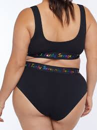 Forever Savage Hipster with Rainbow Logo in Black & Multi | SAVAGE X FENTY
