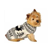 Chilly Dog Sweaters Grey Reindeer