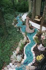Resultado De Imagen De Small Blue Landscape Rocks Backyard Landscaping Landscaping With Rocks Decorative Rock Landscaping