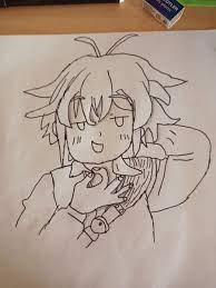 The seven deadly sins were once an active group of knights in the region of britannia, who disbanded after they supposedly plotted to overthrow the liones kingdom. Deniz Gultekin On Twitter Dessin De Meliodas De The Seven Deadly Sins Sevendeadlysins Dessin Draw Drawing Meliodas 7ds Ban
