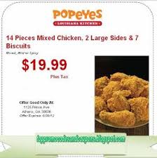 Free Printable Popeyes Chicken Coupons Popeyes Chicken Chicken Chicken And Waffles