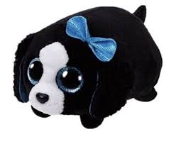 Black And White Beanie Baby Dog Ty Beanie Babies Teeny Tys Marci The Dog Stackable 3 034 Plush New With Heart Tag Black And White Dog Little Puppies White Dogs