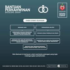 Bantuan kebajikan masyarakat (bantuan am). Permohonan Bantuan Perkahwinan Baitulmal Maiwp Mysemakan
