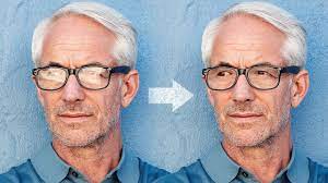 We'll get rid of the edges that are around the edges of the content aware repairs the same way we did above, by using. Magically Remove Glare From Glasses In Photoshop Youtube
