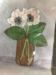 My daughter wanted to make her own version so instead of popsicle sticks she used smaller wooden sticks we had bought at the craft store and made smaller flowers for her card. Simple Thank You Card Diy Everyday Party Magazine