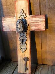 It adds so much to a blank wall! Perfect Diy Present Creative Photo Wood Crosses Wooden Crosses Cross Crafts