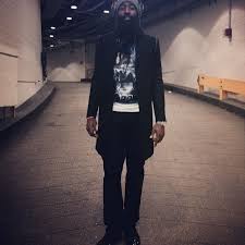 James Harden Wears Givenchy Three Button Coat And Balenciaga Egyptofunk T Shirt Upscalehype Menswear Inspired Celebrities Male Givenchy Coat