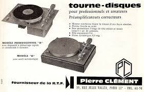 Manuel D’utilisation Platine Clement Années 60 – Notice Originale – Rare