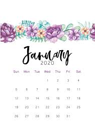 2020 Printable Calendar Januarywallpaper January 2020 Printable Calendar Di 2020 Kartu Kertas Dinding Desain Grafis