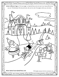 What S Different At The North Pole Christmas Coloring Pages North Pole Coloring Pages