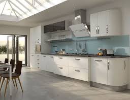 Gray And White Kitchen Designs Inspiring Nifty High Gloss White Kitchen With Grey Floor Trend White Gloss Kitchen Grey Kitchen Floor White Kitchen Design