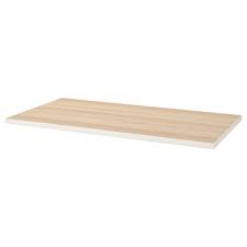 Pochi elementi perfetti per arredare una casa dallo stile minimal e contemporaneo e pulito. Linnmon Piano Tavolo Bianco Effetto Rovere Con Mordente Bianco 150x75 Cm Ikea Svizzera