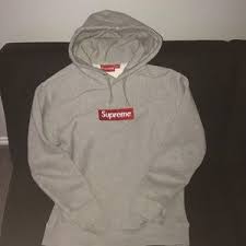Real supreme tags have a watermark faintly printed on the back, which you can see at certain angles under a bright light. Supreme Shirts 0 Real Grey Supreme Box Logo Hoodie Poshmark