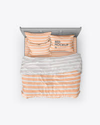 In this post, we have collected of the 20+ best blanket mockup psd templates to use so you can save your time to do your job. Double Bed Mockup In Indoor Advertising Mockups On Yellow Images Object Mockups