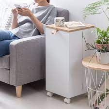 ドレッサーとサイドテーブルがひとつに 使わない時はお部屋の隙間に収納できる ソファに座りながらメイクできる鏡の高さが嬉しい interior home decor furniture