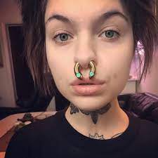 494 Me Gusta 11 Comentarios Sine Cemeteryrobber En Instagram Quot Inkedgirl Inked Blackwork Gir Piercings For Girls Cool Ear Piercings Nose Ring