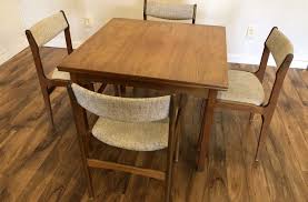 Shop the teak dining tables collection on chairish, home of the best vintage and used furniture, decor and art. Sold Danish Teak Dining Table 4 Chairs Modern To Vintage