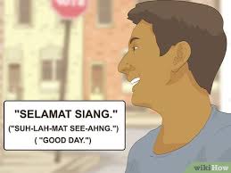 Similar to other countries, those in malaysia simply greet each other by saying hai and hello. 3 Ways To Say Hello In Bahasa Indonesia Wikihow