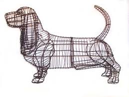 If you are artistic, you can buy chicken wire from any home depot or hardware store. Dog Yard Sculptures Green Piece Topiary Wire Art Dog Sculptures Whiskazz And Pawzz Specialty Dog Cat Items