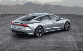 Download Wallpapers Audi A7 Sportback 2018 4k Rear View Led Optics New A7 Luxury Cars Silver Audi Besthqwallpapers Com Audi A7 Audi Luks Arabalar