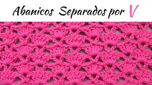 Hoy aprenderás hacer este lindo roponcito en punto abanico tejido a crochet. Como Hacer Punto Abanico En Crochet Separados Por V Calado Punto 10 Youtube