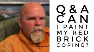 Q&A Can I paint my red brick coping?