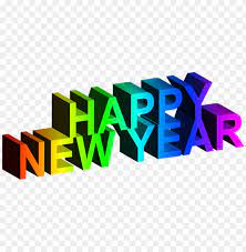 Happy New Year 3d Colorful Text Png Image With Transparent Background Png Free Png Images Happy New Year Quotes Happy New Year Download Happy New Year