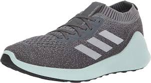 Adidas Black And Silver Shoes Amazon Com Adidas Men S Purebounce Running Shoe Grey Silver Metallic Ash Green 8 M Us Road Running Adidas Men Adidas Running Shoes