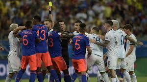 Goals from roger martinez and duvan zapata gave colombia an impressive win in the opening match of group b against argentina. Argentina 0 2 Colombia Lionel Messi Powerless To Turn Around Anarchic Albiceleste In Damaging Copa America Defeat Goal Com