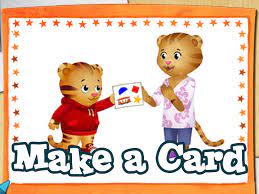Personalize your card with a favorite photo or layout. Make A Card Daniel Tiger Pbs Kids