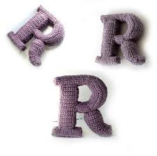 All too often, learners are taught the '. Letter R Crochet Pattern 3d Alphabet Crochet Pattern 3d Etsy