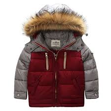 In the indian market, they are well popularly a jacket is not only used in the winter months but can also be used in the milder climates, to make a bold fashion statement while. Hhuu Baby Boys Kids Winter Warm Jacket Splice Hoodie Outwears Wind Coat Red And Gray 3 4 Years Online Kids Clothes Kids Outfits Kids Clothes Sale