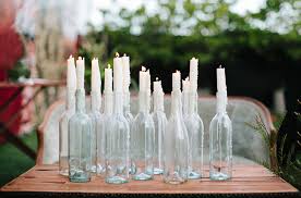 Add your wick and press in on the teflon tape so the coupling makes a tight fit. Diy Project Wine Bottle Candles Exceptionaleventstexas