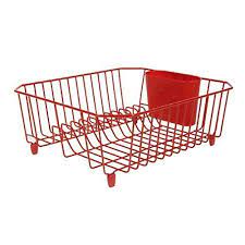 Amazon Com Rubbermaid Antimicrobial Dish Drainer Small Red 1858899 Dish Racks Kitchen Dining Sink Dish Drainer Dish Drainers Rubbermaid And the drainer is easy to move if you need the surface as handles.both dishes and the dish drainer dry quickly since water can drain out through the small holes in the bottom.available in different colours. rubbermaid antimicrobial dish drainer