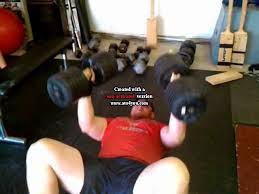 Chad Dumbell Floor Press