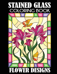 Check spelling or type a new query. Stained Glass Coloring Book Flower Designs Creative Coloring 9781949651171 Amazon Com Books