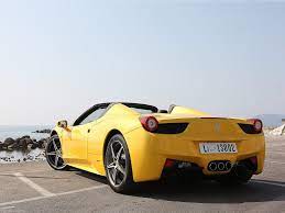 It was succeeded by the 488 gtb (gran turismo berlinetta), which was unveiled at the 2015 geneva motor show. Ferrari 458 Spider 2013 Pictures Information Specs