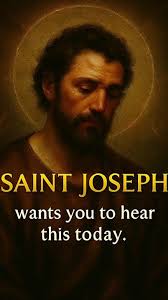 Saint Joseph wants you to hear this today, #SaintJoseph, #CatholicFaith,  #DailyInspiration, #FaithOverFear, #HeavenlyGuidance