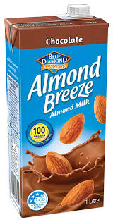 chocolate almond milk almond breeze