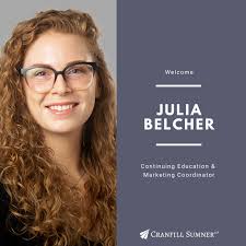 Join us in welcoming Julia Belcher...