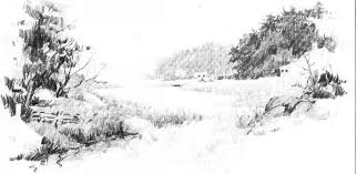 Realistic pencil drawings of landscapes. Adding Interest To A Flat Landscape Pencil Drawing