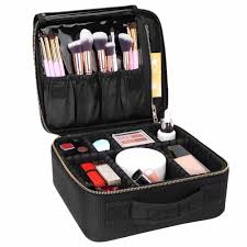 Cwatonfozk Soft Makeup Bag Makeup Case Black Walmart Com Makeup Bag Organization Makeup Bag Makeup Case