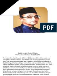 The special residential area was formerly part of hawthornden estate. Folio Sejarah Tun Hussein Onn