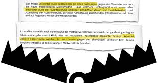 Wir erläutern alle voraussetzungen und fristen im jahr 2021. Achtung Falle Die Tucken Bei Der Wohnungsruckgabe