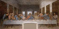 L'opera misura 460 x 880 cm e si trova nel refettorio di santa maria delle grazie a milano. File Ultima Cena Da Vinci 5 Jpg Wikipedia