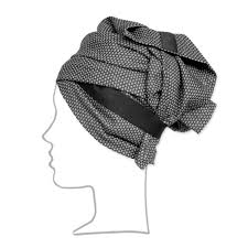 But wondering how to wear a turban? Hand Hair Towel Wrap Organic Cotton Chalk Moss