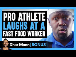 PRO ATHLETE Laughs At A FAST FOOD WORKER