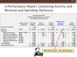 Flexible Budgets And Performance Analysis Ppt Download With Flexible Budget Performance Report T Report Template Doctors Note Template Professional Templates