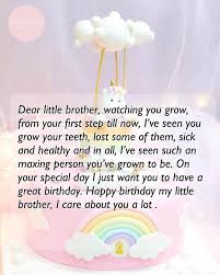 Happy birthday my young brother! Short And Long Happy Birthday Quotes Wishes For Brother The Right Messages